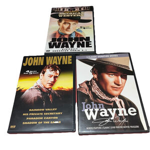 John Wayne DVD Collection American Westerns Cowboy 12 Movies On 3dvd Lot
